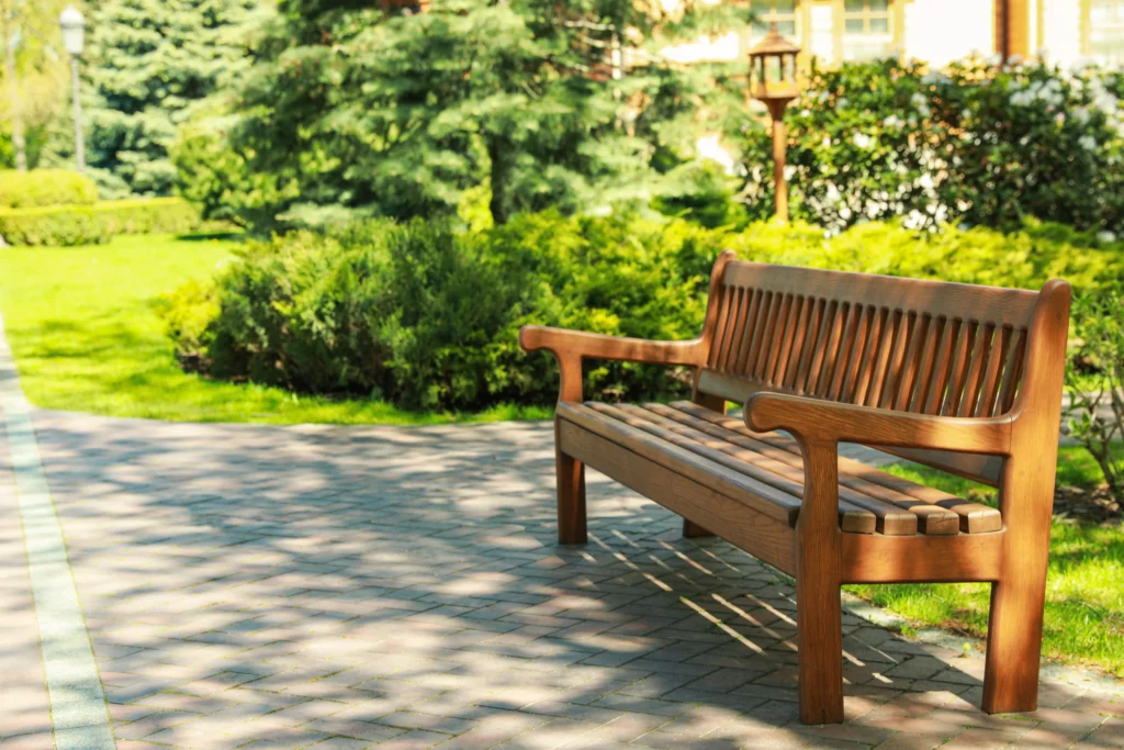 banc de jardin bois